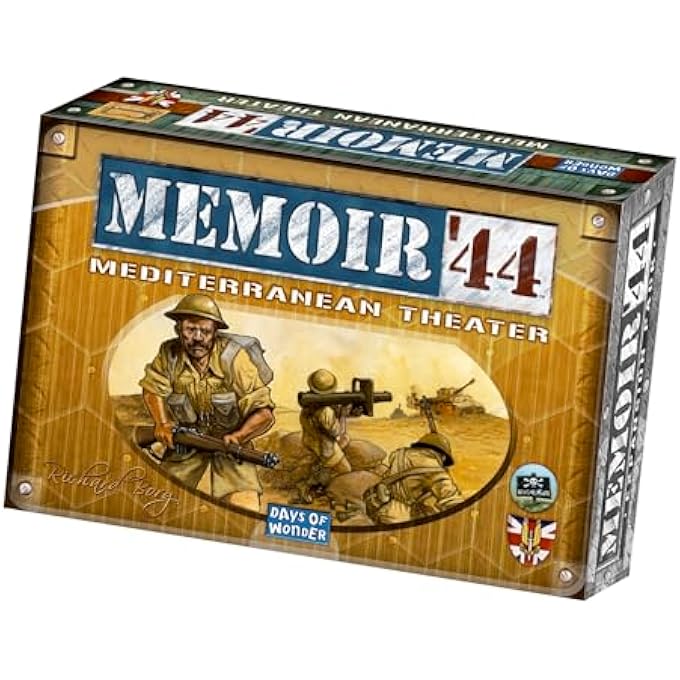 Asmodee Days Of Wonder Memoir 44  Mediterranean Theater - Image 1
