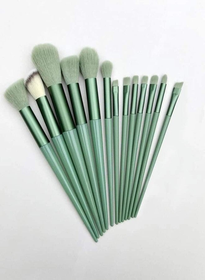 Karma Sales© 13-Piece Professional Makeup Brush Set with Funnel Bag - Premium Face & Eye Brushes for Foundation, Blending, Contouring, Eyeshadow - Travel-Friendly Cosmetic Tool Kit for Women & Girls - Image 5