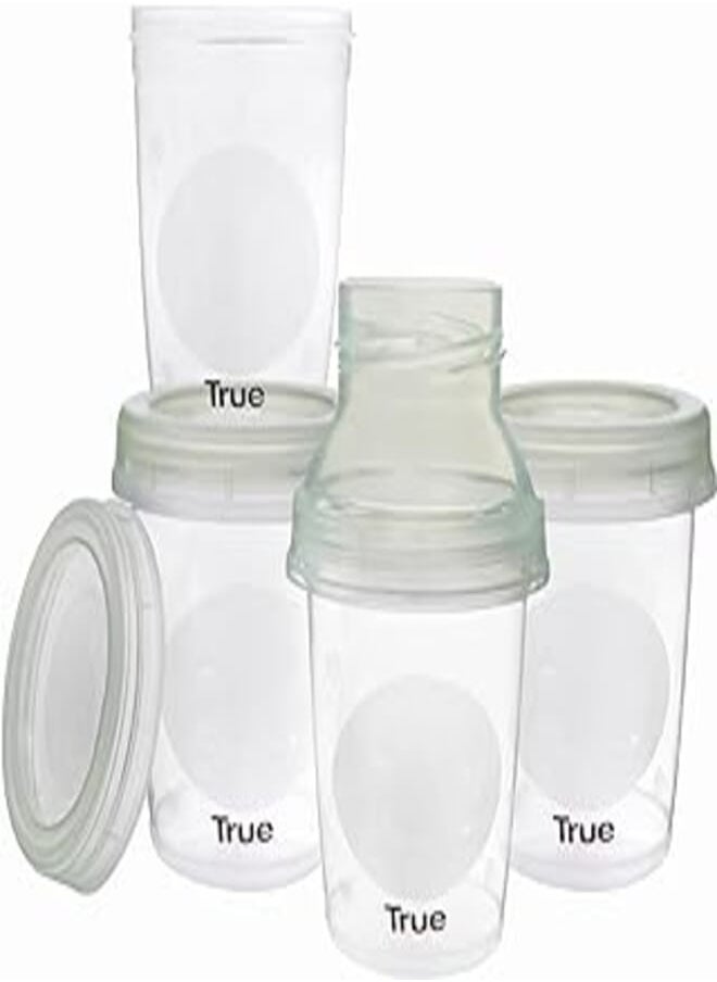 Generic True Gold Milk & Food containers 4PCS 180 ml 