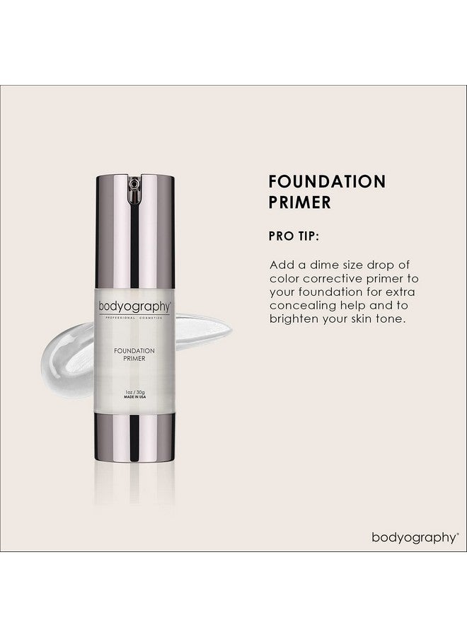 BODYOGRAPHY - Foundation Primer (Clear): Flawless Anti-Aging Salon Makeup Primer w/Vitamin E, A, Jojoba, Grapeseed Oil | Control Shine | Gluten-Free, Cruelty-Free, 1 oz. - Image 5