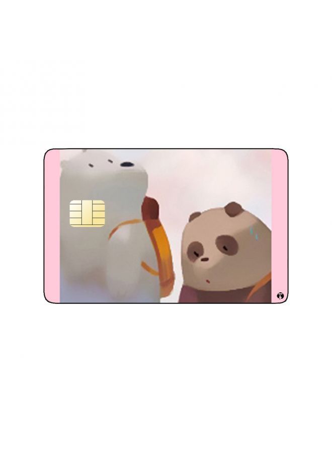 RKN PRINTED BANK CARD STICKER Animation We Bare Bears By Cartoon Network - Image 1