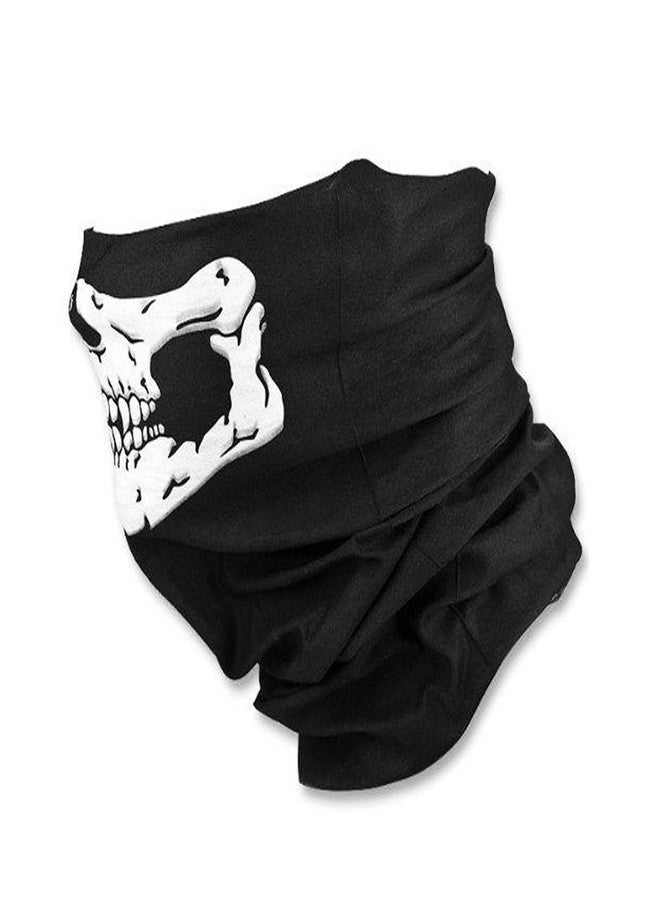 Soochat قناع جمجمة هيكل عظمي سوكشات لعيد الهالوين - قناع جمجمة باندانا لعيد الموتى لملابس التنكر وحفلات الماسكرايد - Image 2