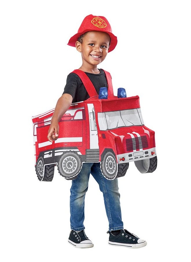 Seasons Seasons Toddler Fire Truck Costume for Child 3-5 years  - Image 1