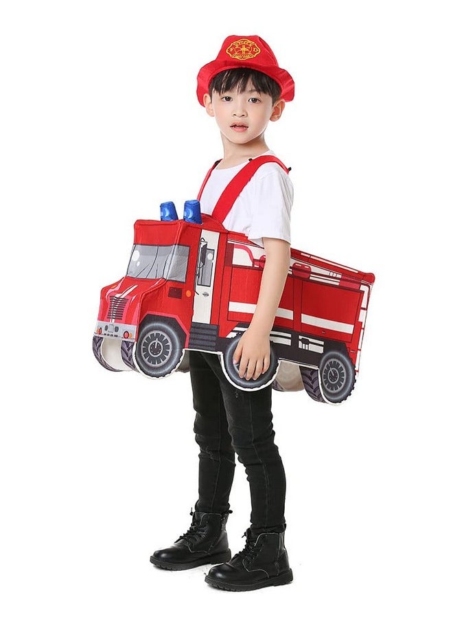 Seasons Seasons Toddler Fire Truck Costume for Child 3-5 years  - Image 3