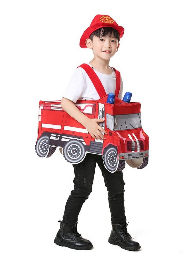 Seasons Seasons Toddler Fire Truck Costume for Child 3-5 years  - Image 4