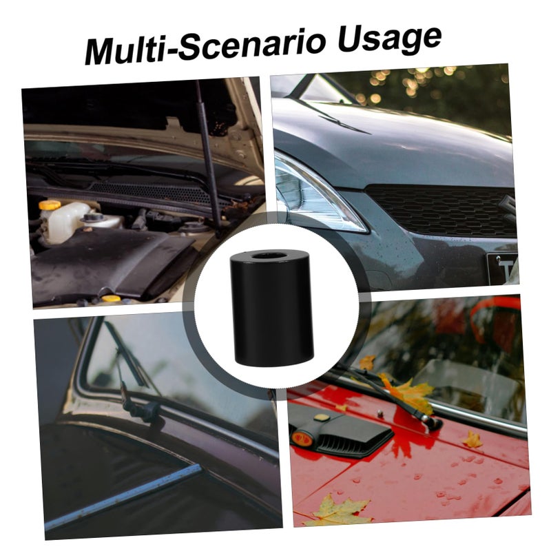 4Pcs Red Aluminum Alloy Engine Cover Damping Pads For Enhanced Ventilation - Image 3