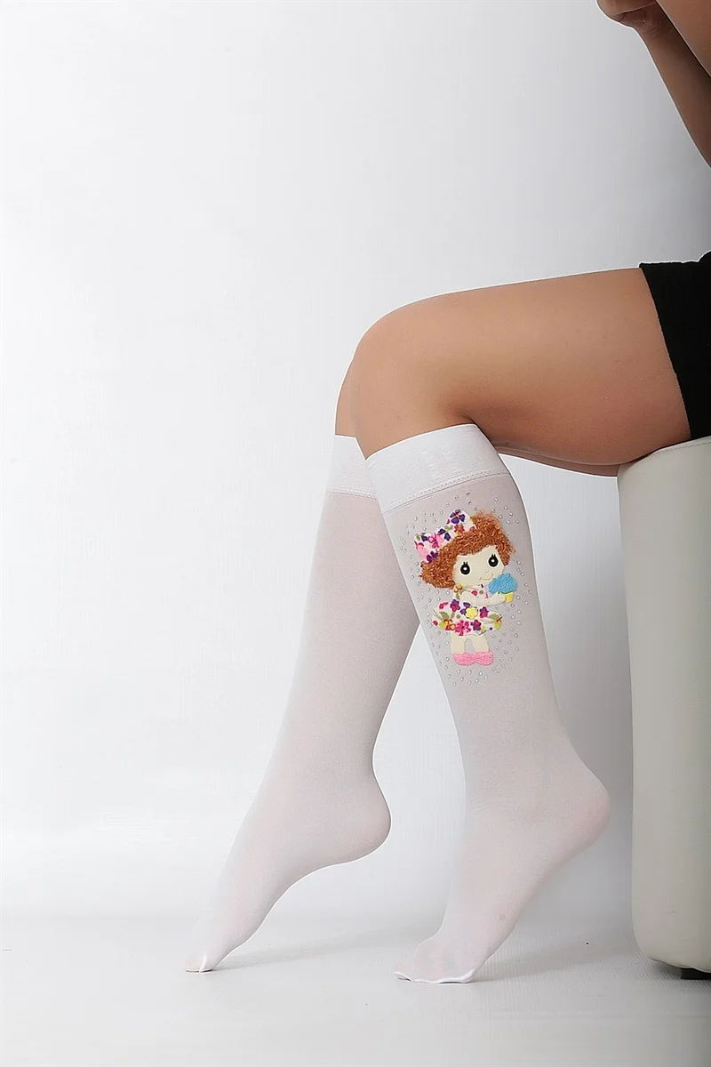 دايمود Ayben Aks. Micro Kids Knee Socks