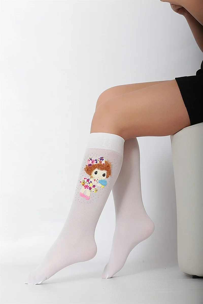 دايمود Ayben Aks. Micro Kids Knee Socks