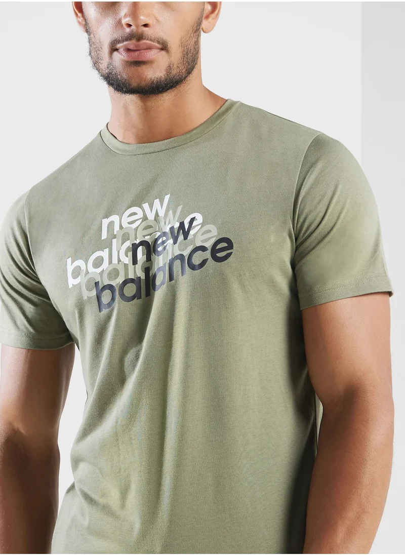 نيو بالانس Heathertech Graphic T-Shirt