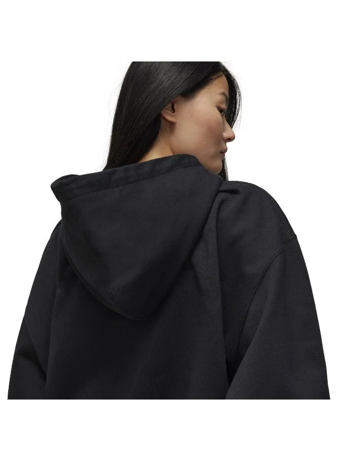 Adidas BLACK Adidas Fl Hoodie Black Hooded Sweat Sweatshirts For Women for Women | Best Price UAE