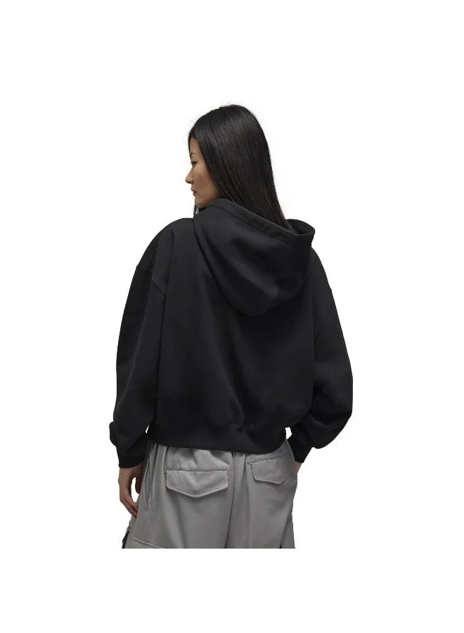Adidas BLACK Adidas Fl Hoodie Black Hooded Sweat Sweatshirts For Women for Women | Best Price UAE