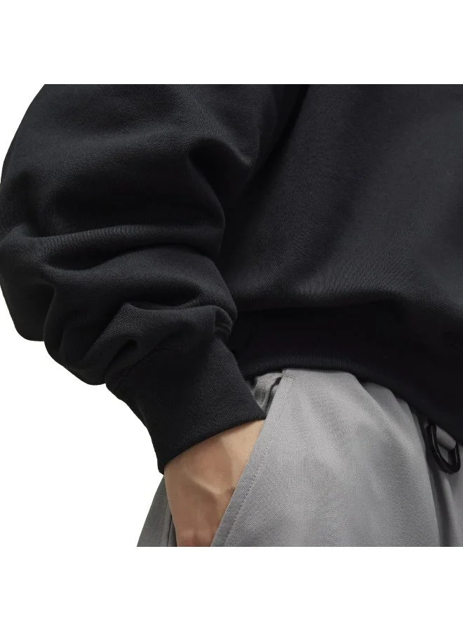 Adidas BLACK Adidas Fl Hoodie Black Hooded Sweat Sweatshirts For Women for Women | Best Price UAE