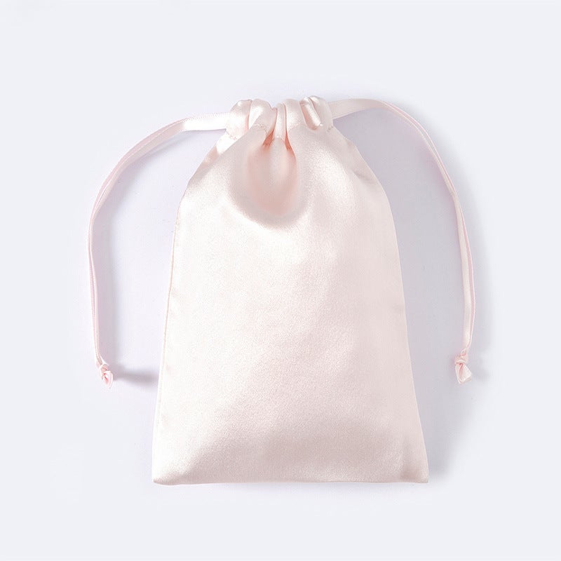 Soft Silk Drawstring Pouch Bag for Jewelry, Makeup & Accessories, Travel Dustproof Small Storage Organizer, Multi-Color Gift Bag - Image 1