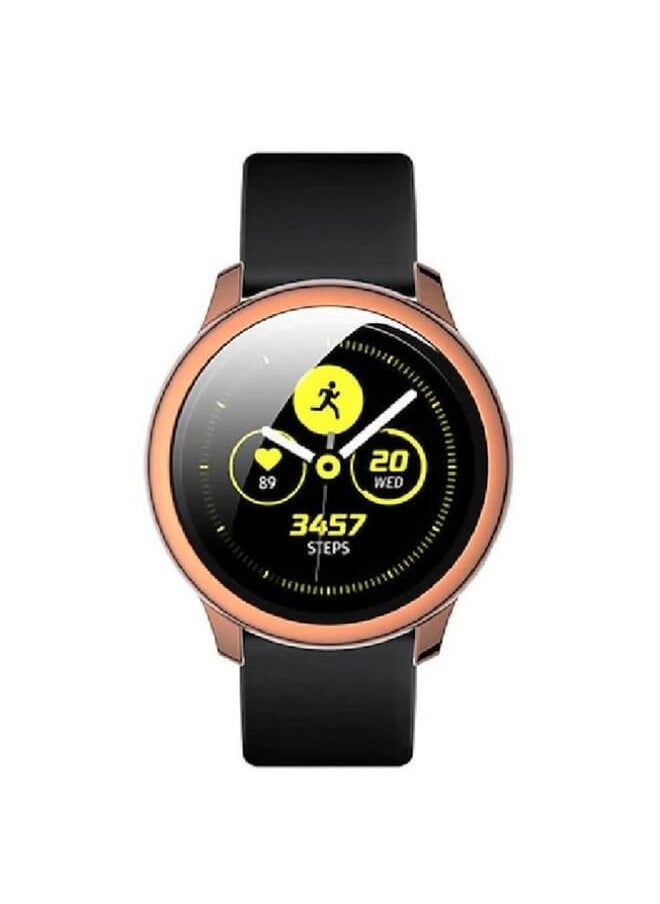 PROMASS Ultra Slim Full Coverage Bumper Protection Case Cover For Samsung Watch Active 2 44Mm Rose Gold  - Image 3