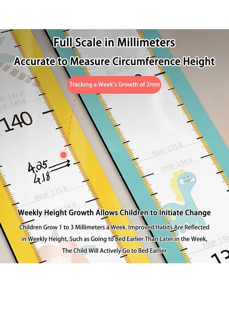 Gonice 3D Removable Growth Height Chart Ruler Measurement DIY Wall Stickers For Home Kids Childern Nursery Room Art Decor  - Image 4