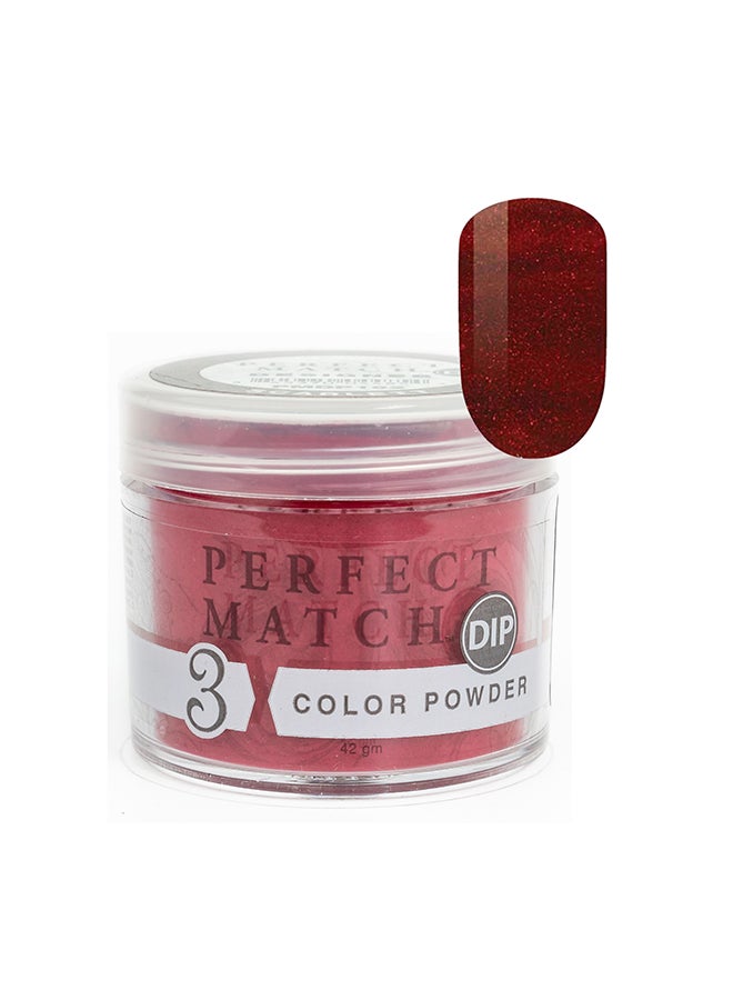 Lechat Nail Dipping Powder Scarlet 42g, Dip Acrylic Powder Nail Art Manicure System by Perfect Match PMDP192