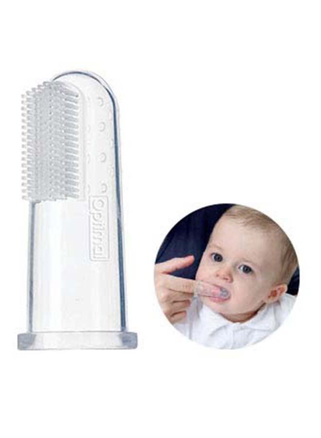 Optimal فرشاة أسنان سيليكون للأطفال، باللون الأزرق - Image 4