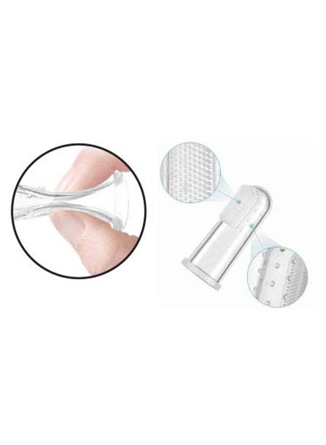 Optimal فرشاة أسنان سيليكون للأطفال، باللون الأزرق - Image 3