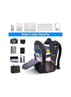 Men's Backpack for 17.3 Inch Laptop Travel Anti-Theft Waterproof Large Capacity Backpack for Business Travel School - Black - pzsku/Z085AD2B41F72A487D902Z/45/_/1727178269/9904e46b-c3e4-4b5b-9b25-c62a4ff1f055