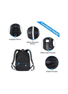 Men's Backpack for 17.3 Inch Laptop Travel Anti-Theft Waterproof Large Capacity Backpack for Business Travel School - Black - pzsku/Z085AD2B41F72A487D902Z/45/_/1727178281/fa435b9e-2460-471d-8f6e-519eb3a2b82e