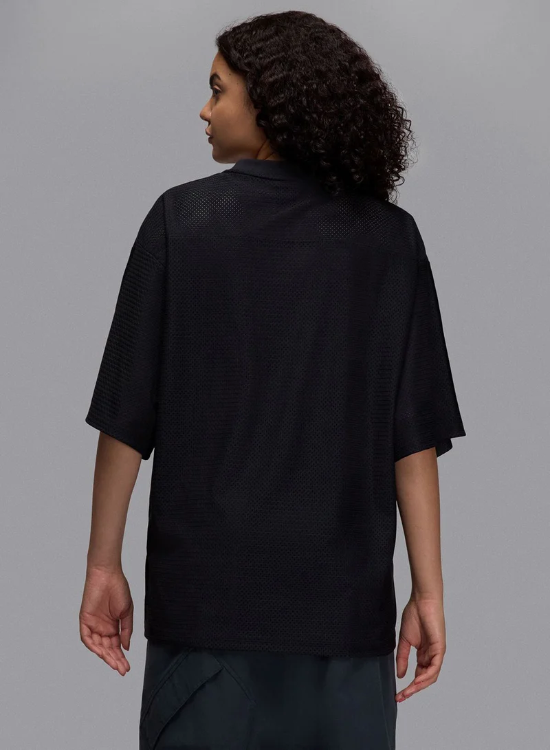 Jordan W J Brk Ss Mesh Jrsy Top
