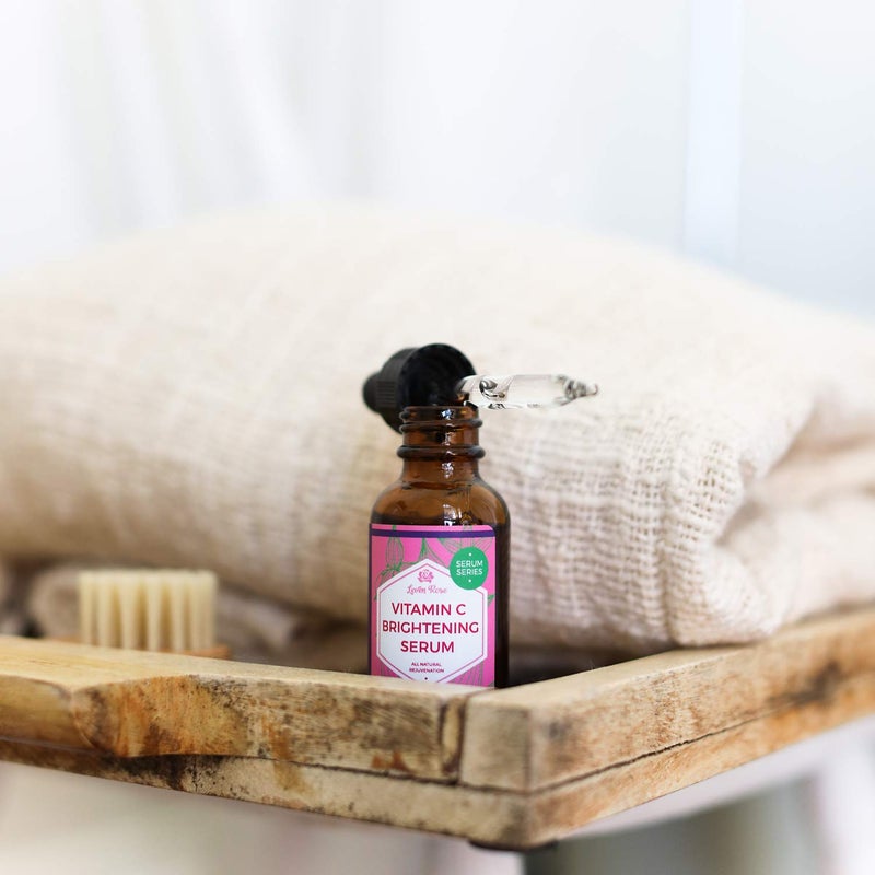 Leven Rose Vitamin C Brightening Serum by Leven Rose 100% Natural Dark Spot Remover for Face for Collagen Boost, Anti-Aging, Deep Hydrating for Dry Skin, Collagen Building Face Moisturizer 1 oz - Image 3