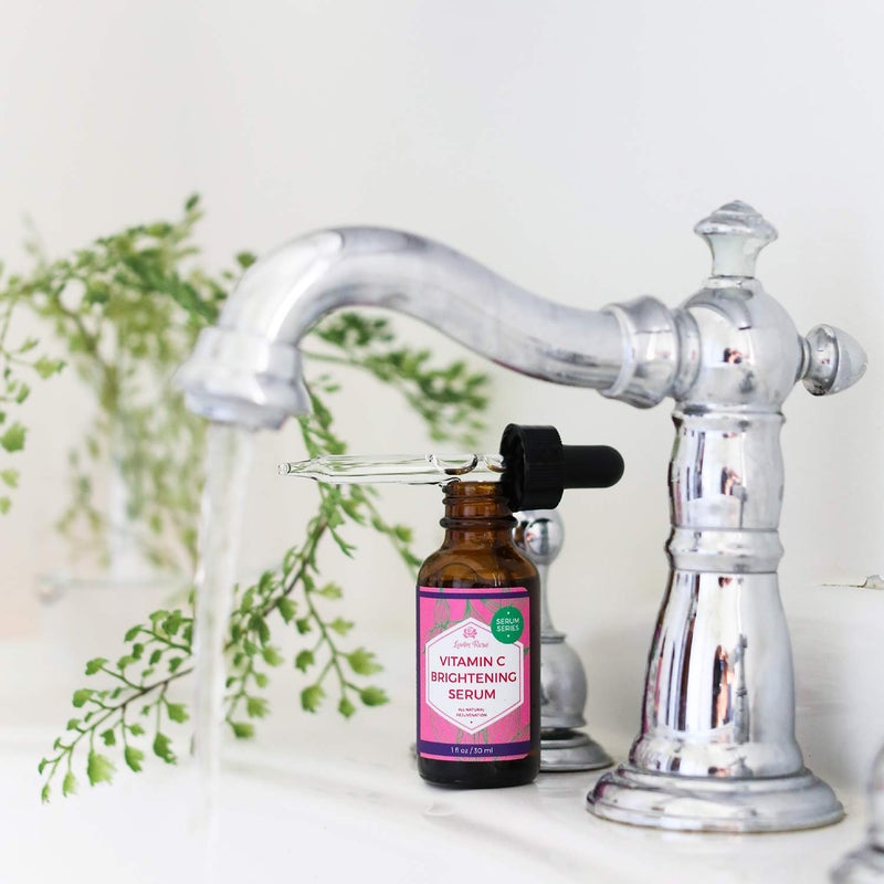 Leven Rose Vitamin C Brightening Serum by Leven Rose 100% Natural Dark Spot Remover for Face for Collagen Boost, Anti-Aging, Deep Hydrating for Dry Skin, Collagen Building Face Moisturizer 1 oz - Image 2