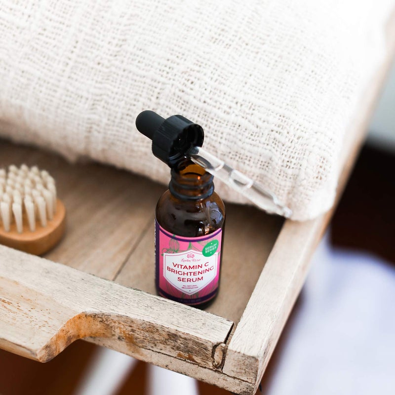 Leven Rose Vitamin C Brightening Serum by Leven Rose 100% Natural Dark Spot Remover for Face for Collagen Boost, Anti-Aging, Deep Hydrating for Dry Skin, Collagen Building Face Moisturizer 1 oz - Image 5