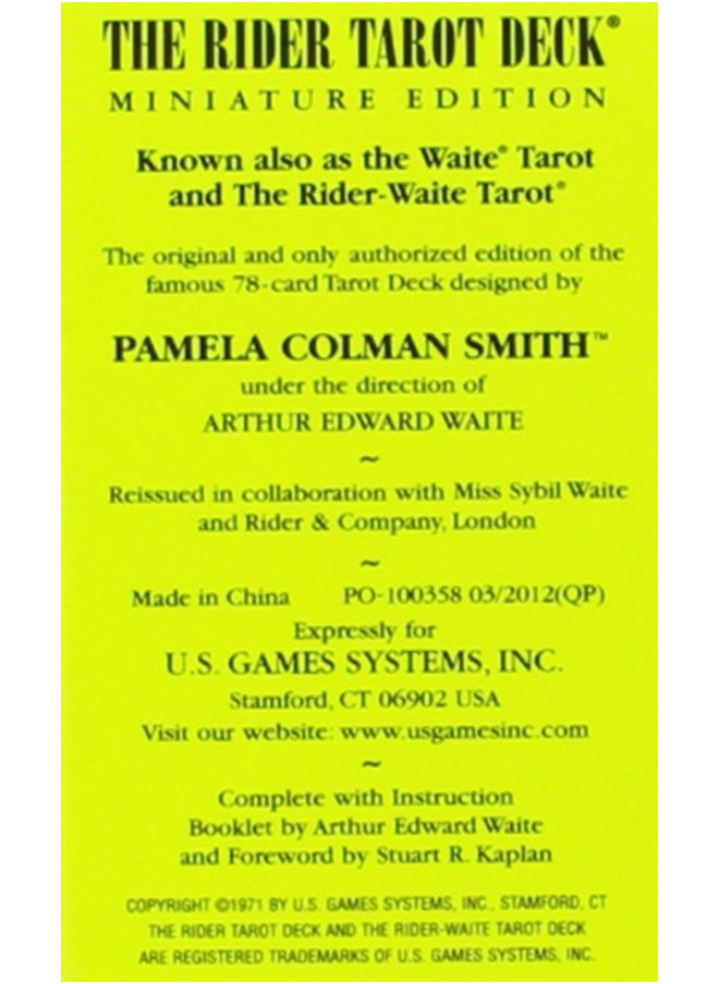Rider Waite Tarot Deck: Mini  - Image 2