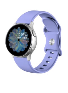Generic Strap Silicone Band 20MM For Samsung Gear Sport/Samung Watch 4/Watch 5 /Watch 5 Pro /S2 classic/active 2 40mm 44mm/Amazfit GTS 3/ GTS 4/4 Mini/Bip 3/Pro/GTS 2 mini/GTS 2e/Bip U/U Pro  - Image 1