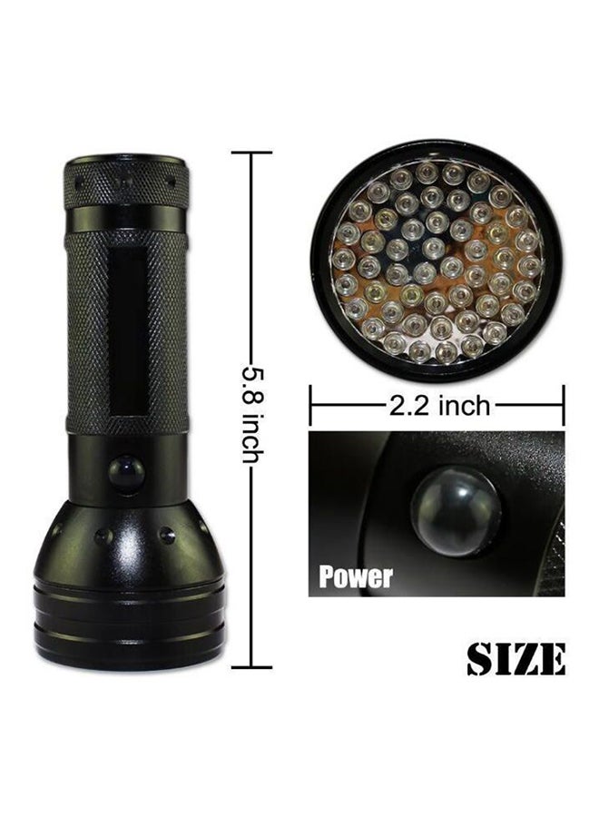 51 LED UV Flashlight Purple/Black 6x6centimeter - Image 3