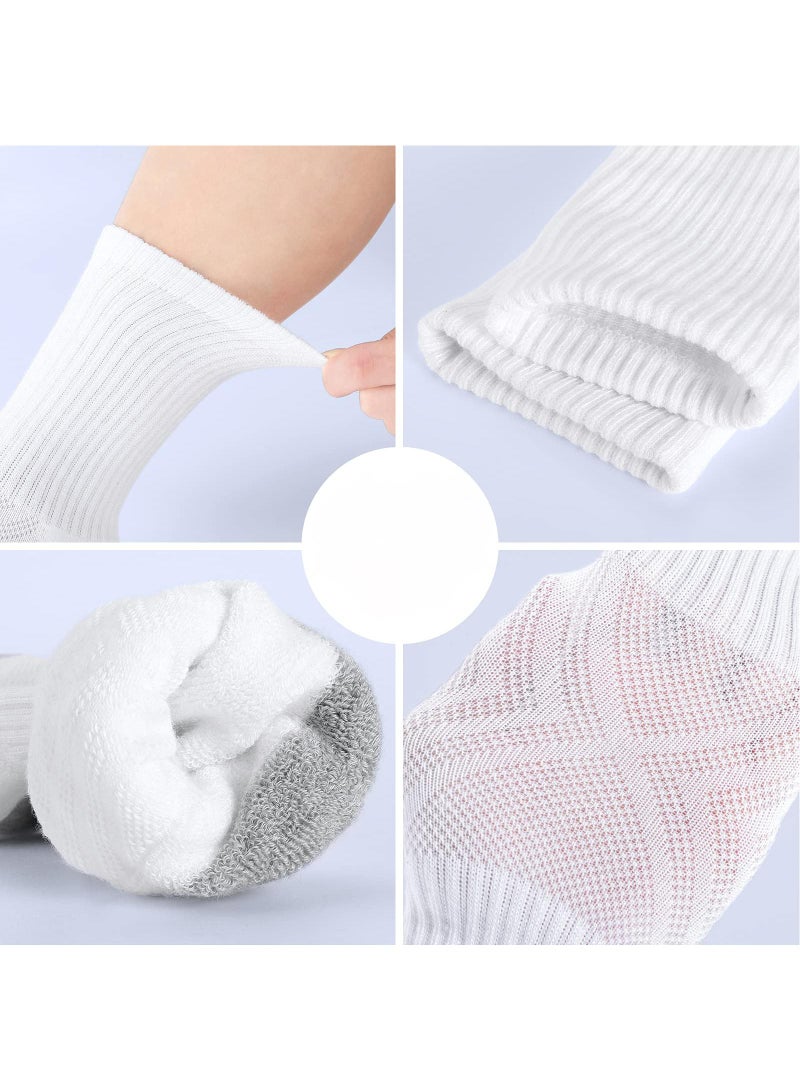 Sweet seven Women's 5-Pair Moisture-Wicking Crew Socks for All-Day Comfort and Durability - Image 4