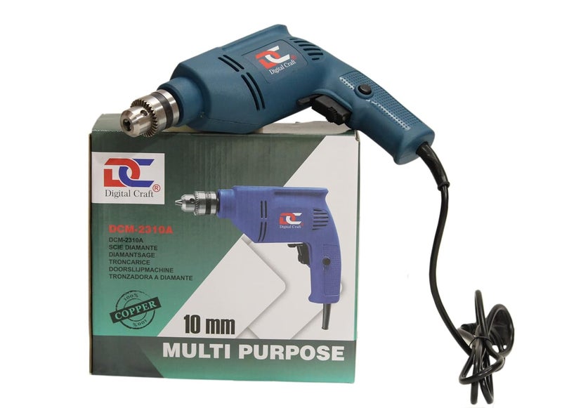 Digital Craft Electric Drilling Tool Multifunction Household Hand Drill Machine Highpower Pistol Drill Electric Reversible Drill Machine 10MMMini Pocket Level4 Utility Tools - Image 5