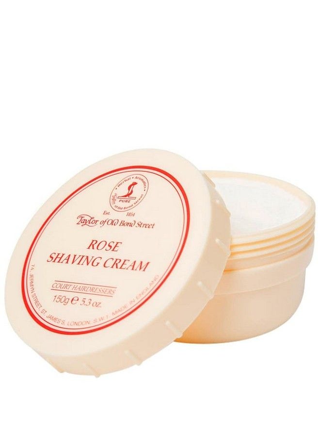 Taylor of Old Bond Street Rose Shaving Cream Jar 5.3Ounce (01004)  - Image 3