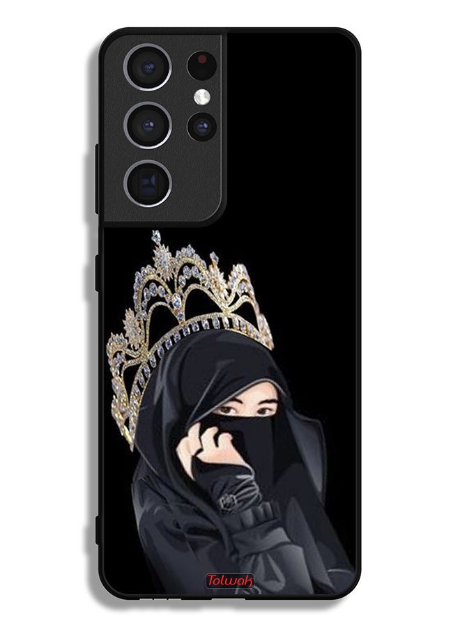 Tolwak Samsung Galaxy S21 Ultra 5G Protective Case Cover Queen Girl - Image 3