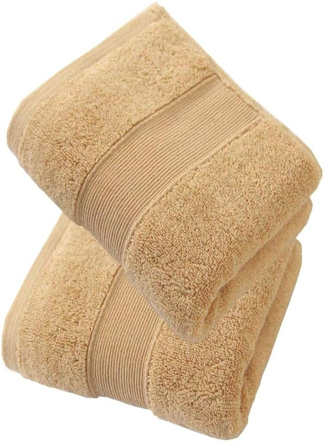 JININQ 700GSM 2Piece Hand Towels -100% Cotton for Bathroom,Kitchen,Beauty,Spa,Gym,Household face Towel,Highly Absorbent Towels(13.7 x 29.5 Inches) (Tawny) - Image 1
