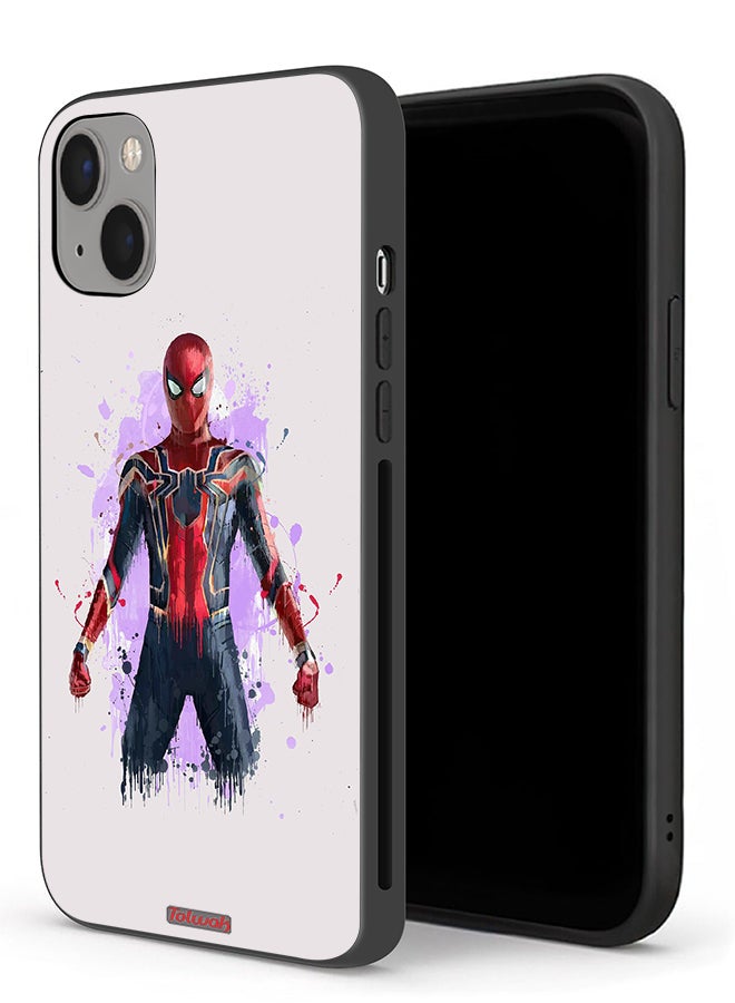 Tolwak Apple iPhone 13 mini Protective Case Iron Spider Artwork - Image 1