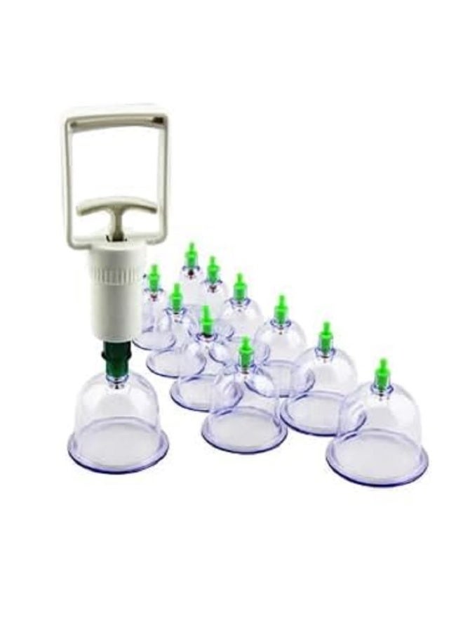 DSM Islamic Cupping Therapy Kit: 12 Cupping Cups of Various Sizes to Improve Blood Circulation and Relieve Pain - Image 3