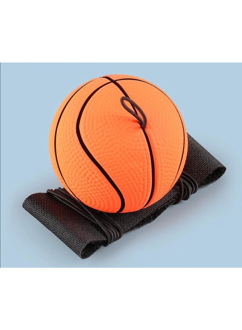 Super high elasticity ball, super high elasticity, suitable for parent-child interactive toys to improve hand-eye coordination and sports training (4 packs, including basketball, football, baseball, and tennis). - Image 2