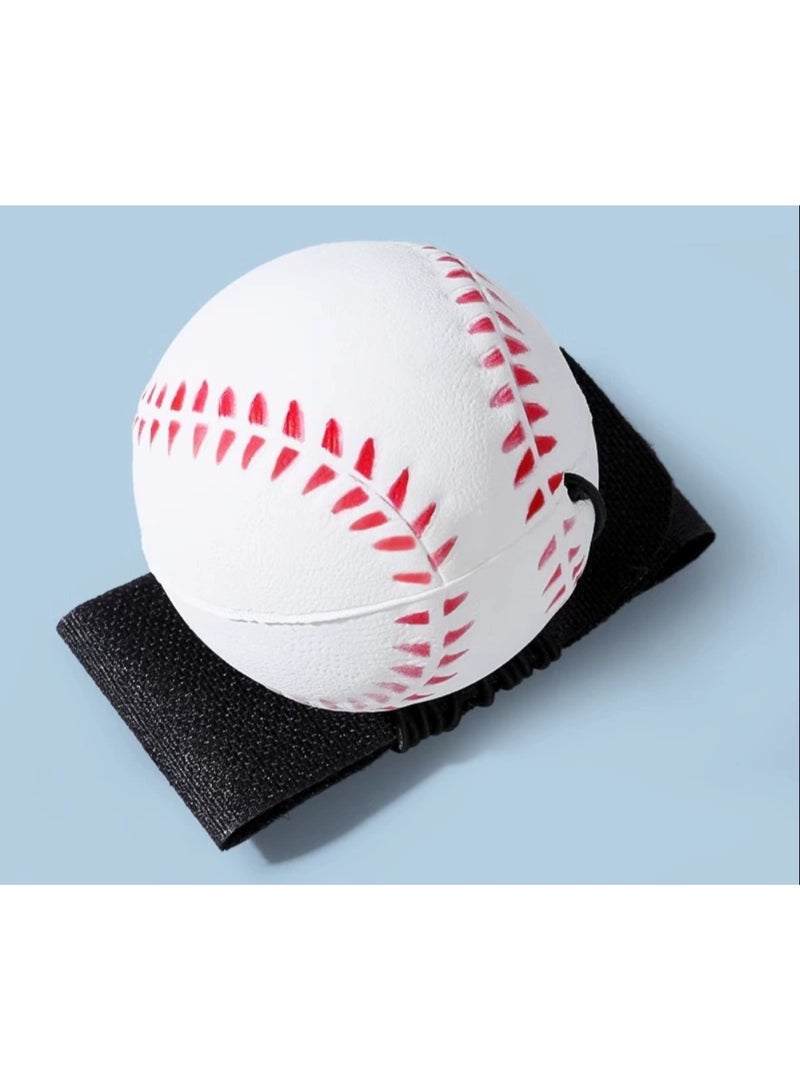 Super high elasticity ball, super high elasticity, suitable for parent-child interactive toys to improve hand-eye coordination and sports training (4 packs, including basketball, football, baseball, and tennis). - Image 4