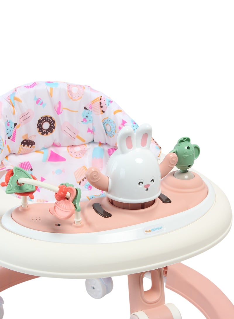 لحظة مرح مشاية للاطفال مع ارتفاع قابل للتعديل وقابلة للطي، لعمر 6-12 شهر - Image 4