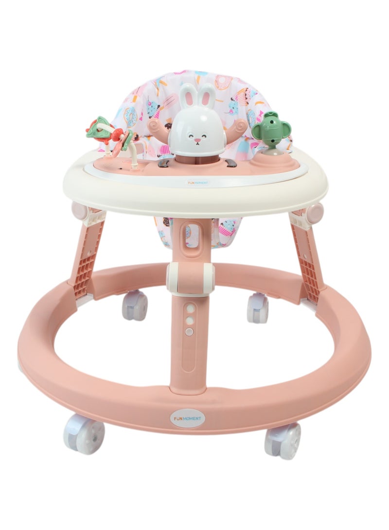 لحظة مرح مشاية للاطفال مع ارتفاع قابل للتعديل وقابلة للطي، لعمر 6-12 شهر - Image 3