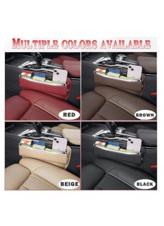 Premium Leather Car Seat Gap Filler - Black - Extra Storage Organizer for Cars, SUVs, Trucks - Universal Fit - 1 Pack - pzsku/Z085BCB1E6F74060B8B71Z/45/_/1706781412/228cba50-c55f-4c20-ae34-12236f2d107e