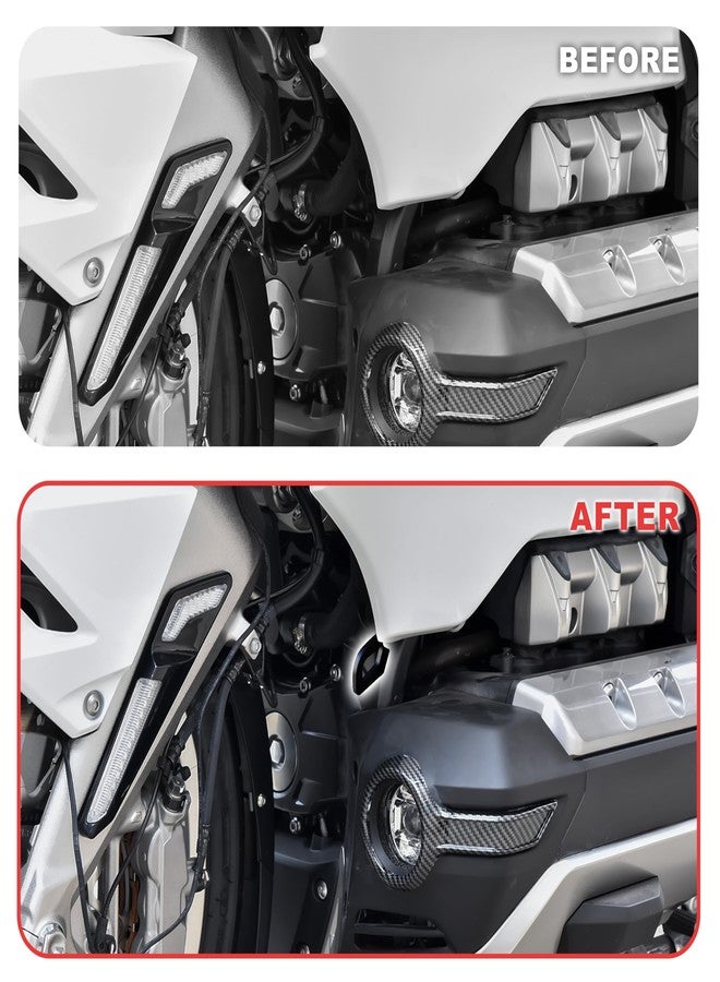 VEISUTOR أقواس تثبيت أمامية من VEISUTOR لدراجة Gold Wing GL1800، طقم نقاط تثبيت أحزمة مقطورة شديدة التحمل لملحقات Honda Gold Wing GL1800 2018-2024 - Image 4