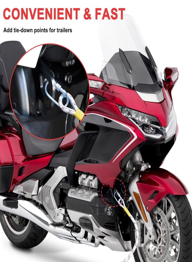 VEISUTOR أقواس تثبيت أمامية من VEISUTOR لدراجة Gold Wing GL1800، طقم نقاط تثبيت أحزمة مقطورة شديدة التحمل لملحقات Honda Gold Wing GL1800 2018-2024 - Image 2