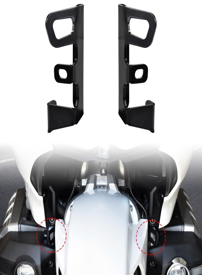 VEISUTOR أقواس تثبيت أمامية من VEISUTOR لدراجة Gold Wing GL1800، طقم نقاط تثبيت أحزمة مقطورة شديدة التحمل لملحقات Honda Gold Wing GL1800 2018-2024 - Image 1