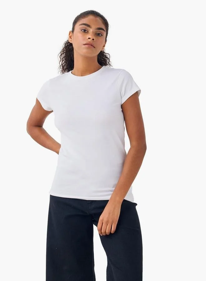 Splash FAV Set of 2 - Crew Neck T-shirt with Cap Sleeves