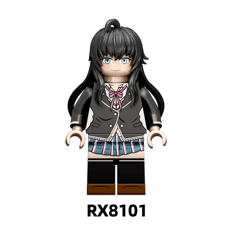 Yukino Yukinoshita Anime Figure Building Block Toy - Image 1