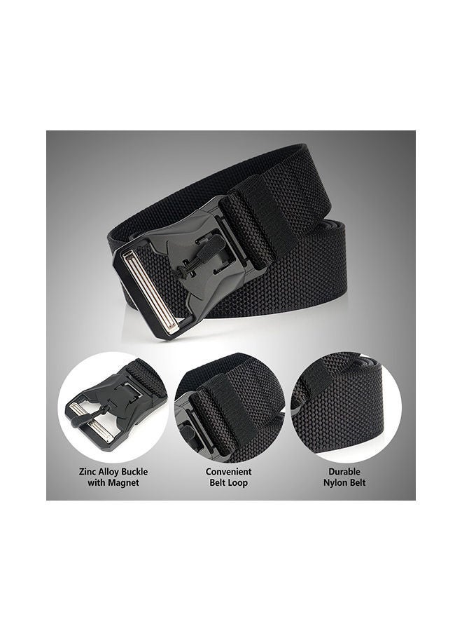 NIBEMINENT Adjustable Webbing Belts with Quick Release Magnetic Buckle 26x9centimeter - Image 2