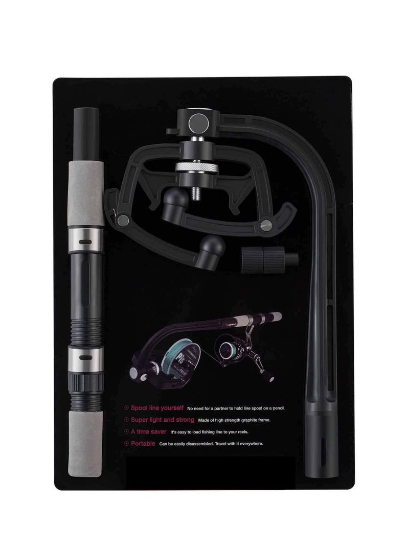 Fishing Line Spooler Tool for Spinning and Baitcaster Reels Efficient Line Winding System Fishing Accessories - Image 2